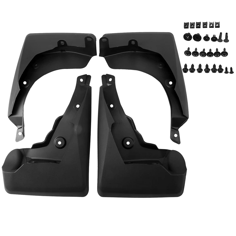 a Set Mud Flaps Splash Guards Fender Durable Mudguards for Toyota RAV4 2019 2020