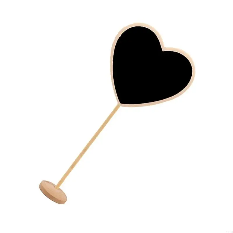

Y5LB 10Pcs Small Chalkboard Signs with Stand Small Blackboard Signs for Weddings