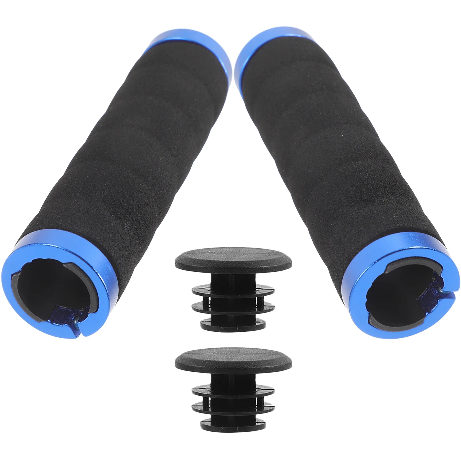 

1Pair Mountain Bike Handlebar Grips Cycling Covers Non-Skid Anti-Slip Shock Absorption Bicycle Handle Grip Covers Outdoor Bike