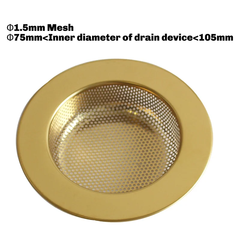 ABVA-قمع حوض المطبخ مكافحة حجب بالوعة غسالة صحون حوض الطابق استنزاف سلة تصفية الشعر الماسك مصفاة #3