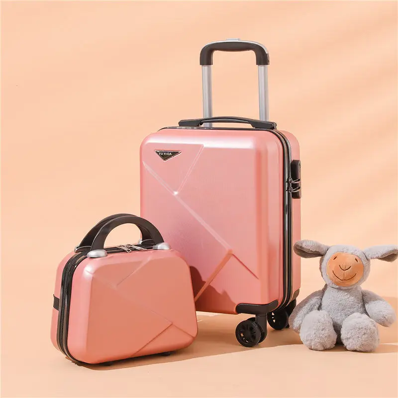 16 inch luggage set carry on suitcase travel wheel bag suitcase trip cabin trolley Board bag children\'s luggage small case 10kg