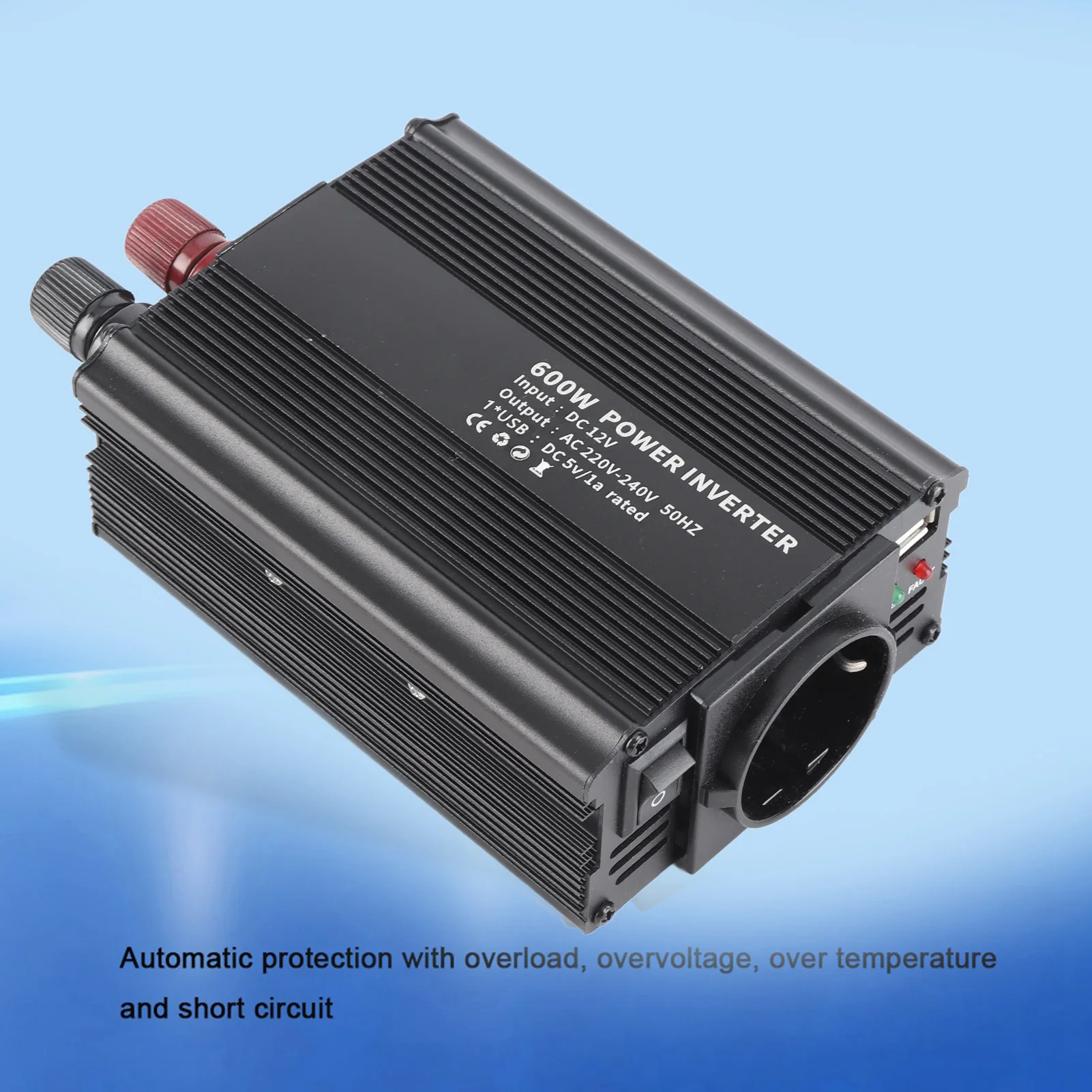 Correction Sine  Inverter 12 V Converter 600W Power Converter with Solar Panel Correction Sine  Inverter Converter