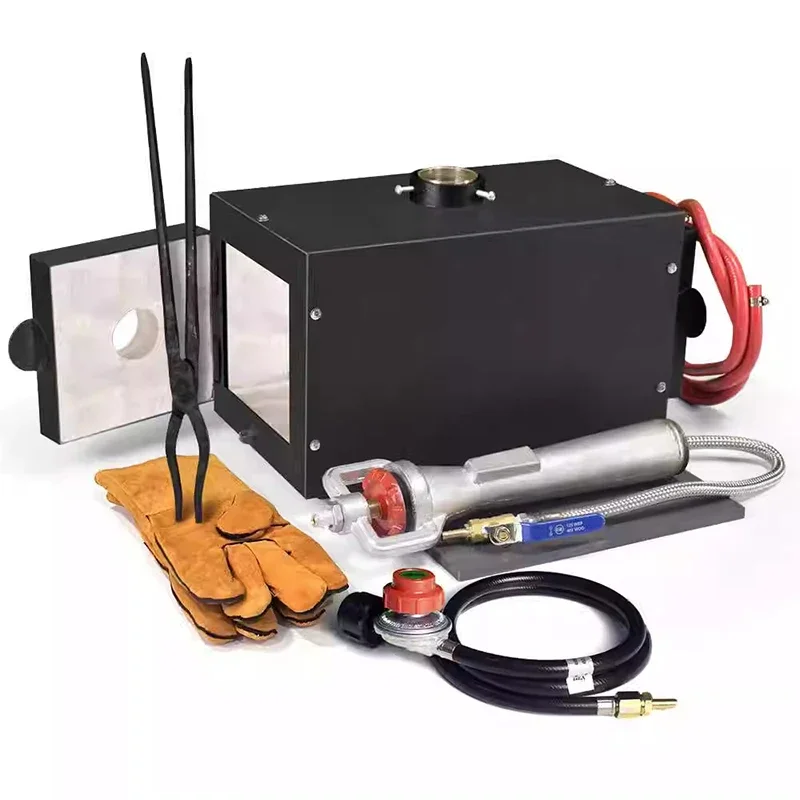 Small Forging Furnace Metal Melting/Quenching/Annealing Heat Treatment Home Forging Equipment with Inspection Port