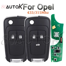 Car Key for Opel for Vauxhall Astra H Corsa D Meriva B Vectra C G4-AM433TX Smart Remote Key 315Mhz 433Mhz Remote Control Car Key