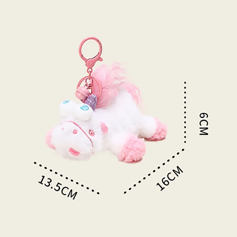 Porte-monnaie en peluche drôle et mignon pour enfants, porte-clés de dessin animé, joli animal, petit pendentif de sac de beurre, festival, cadeau d'anniversaire, Nairobi, Orn