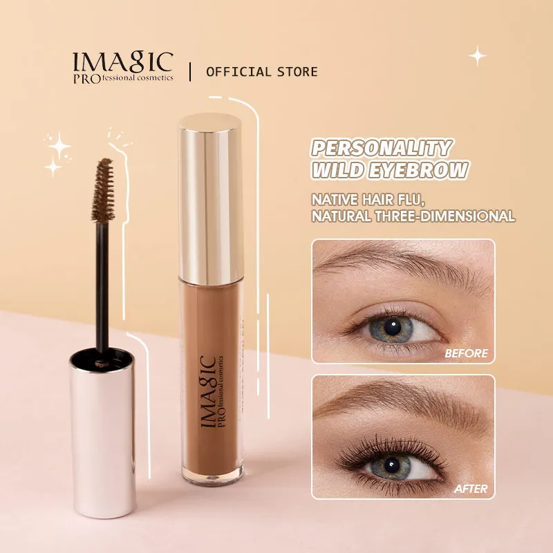 

IMAGIC 5ML 6Colors Eyebrow Gel Cream Natural Pigment Wild Enhancers Waterproof Smooth Long-Lasting Professional Makeup Cosmetics