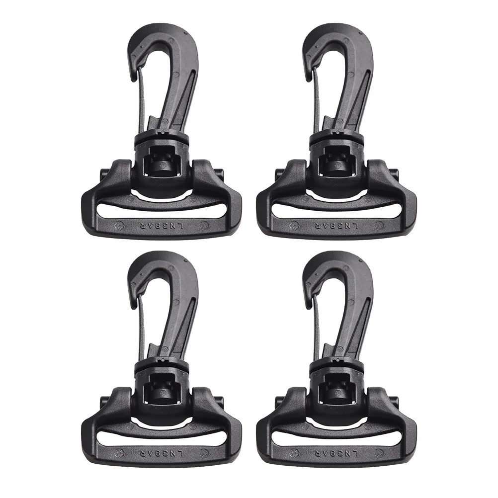 

4 Pcs Mountaineering Plastic Buckle Hook Luggage Carabiner Replacement Bag Belt Backpack Buckles