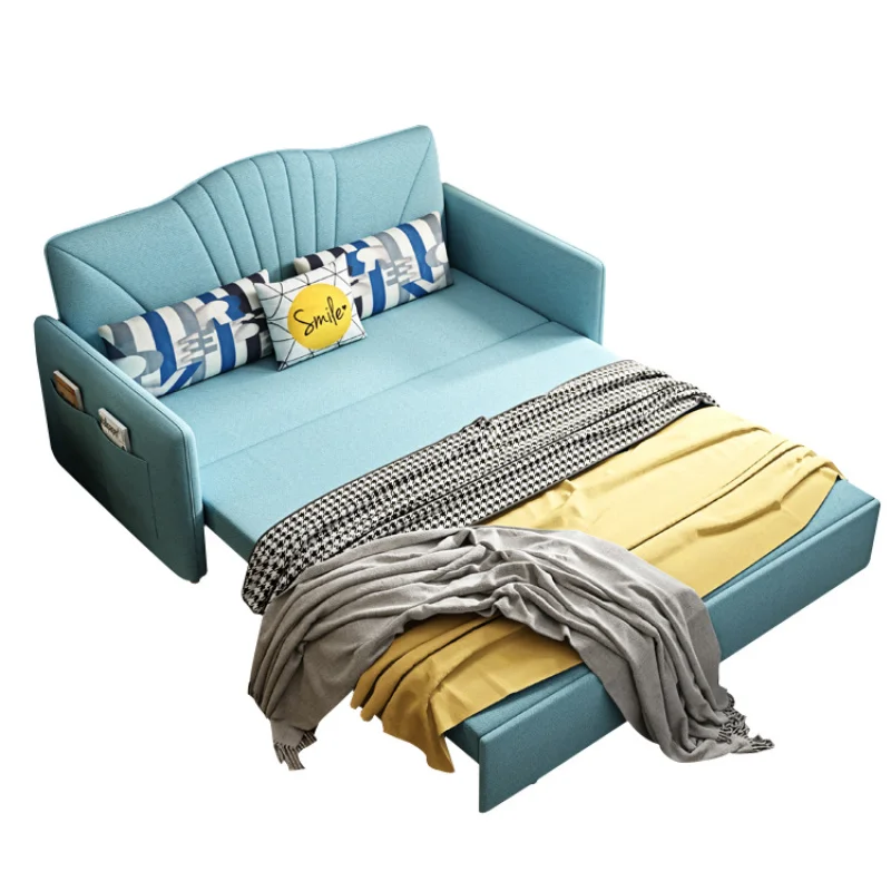 High Quality With Armchair Three Seats Couch Convertible Sofa Cum Bed