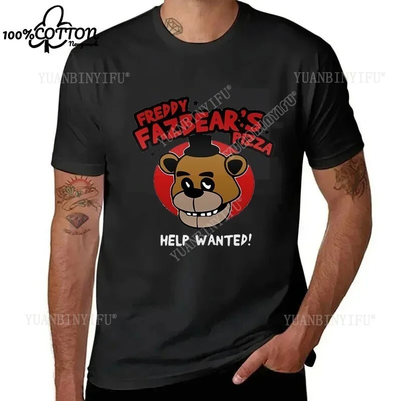 

Hipster Fashion Fnaf 2 Animatronics Five Nights A Street Shirt Print T Shirt 100% Cotton Unisex Loose Comfortable Breathable