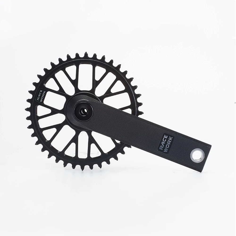 

9-12S Road Bicycle Crankset Narrow Wide GXP Single Chainring 40/42/44/46T Gravel Bike Crank With Chainwheel Bottom Bracket BB51