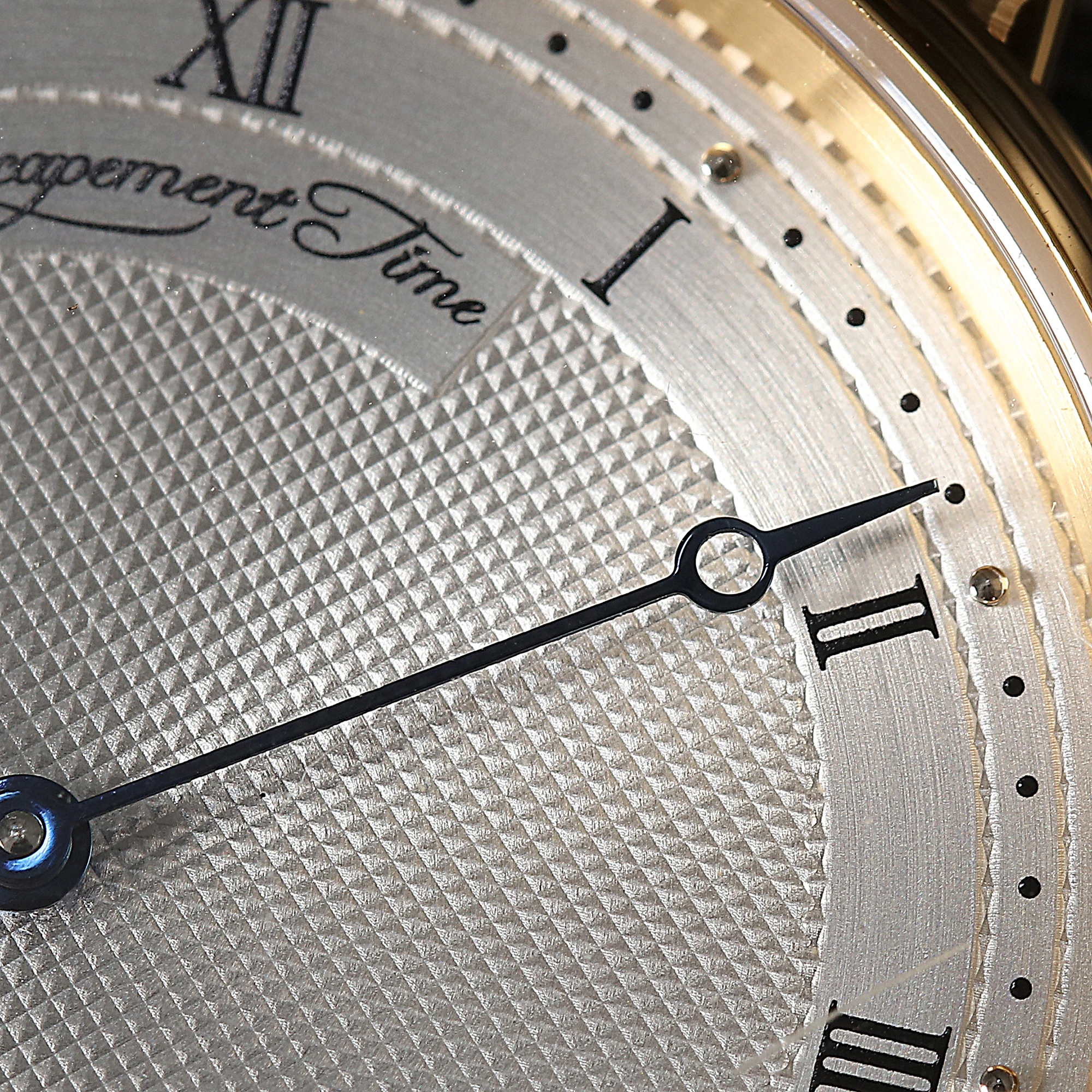 【Escapement Time】 Quarzwerkuhr, 38,5 mm Gehäuse, wasserdicht, 50 m, blauer Hand zur Wärmebehandlung – Detail 7