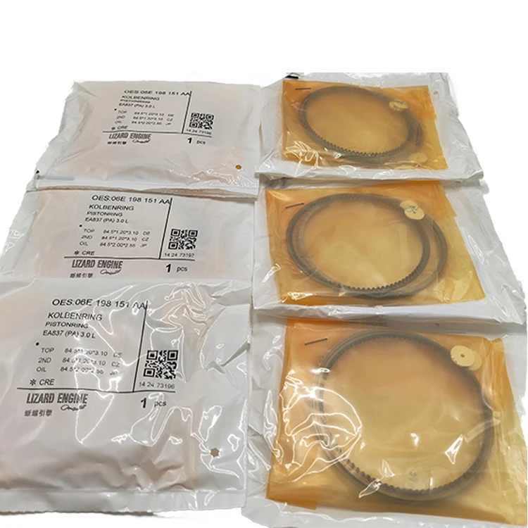 High Quality 06E198151AA 6x Piston Ring Kit EA837 CRE 3.0t Piston Rings Set 84.51mm KS for Audi A6 A7 A8 Q7 3.0 TFSI