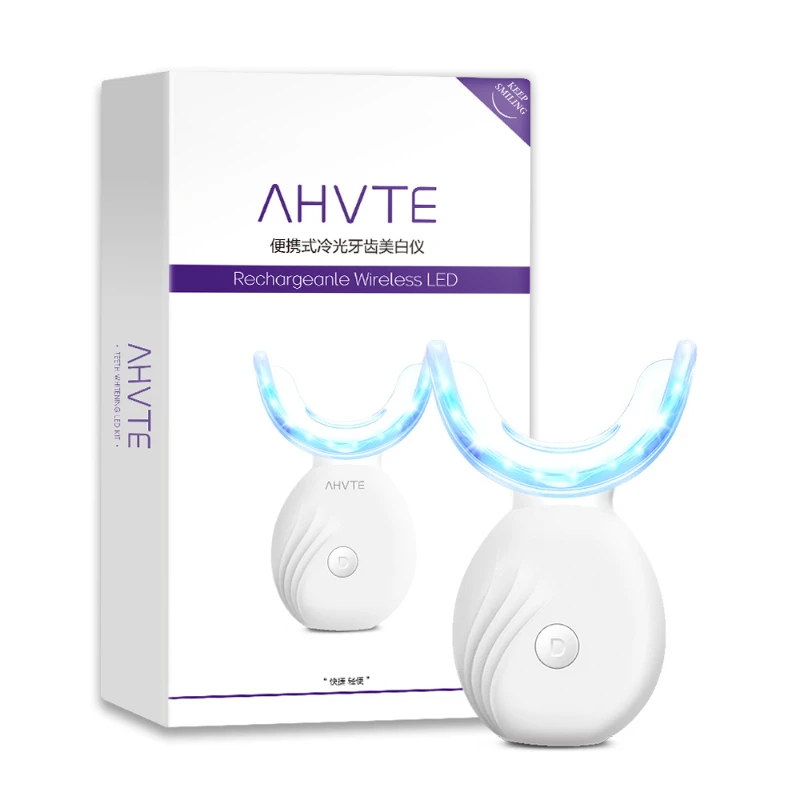 Strumento per sbiancare i denti denti bianchi gel per la rimozione delle macchie gialle wireless blue Cold Light led cleaner sbiancante alito fresco