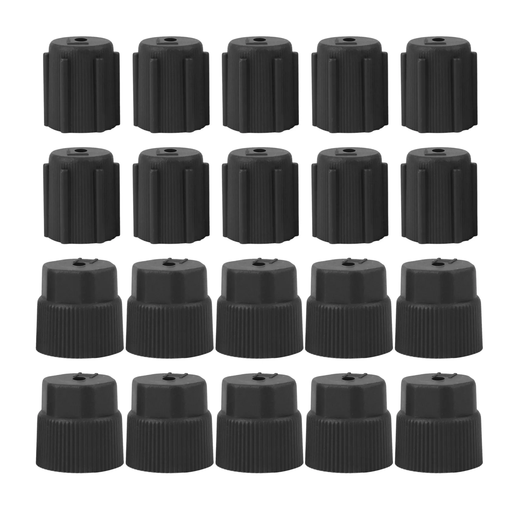 20Pcs/Set R134A Air Conditioning Service AC System Charging Port Caps Car Charging Port AC System Caps Accessories