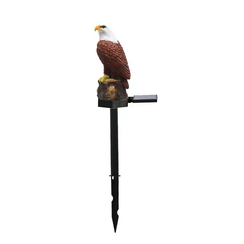 Outdoor Solar Led Eagle Ground Lamp Resin Crafts Courtyard Lawn Outdoor Garden Decorative Light