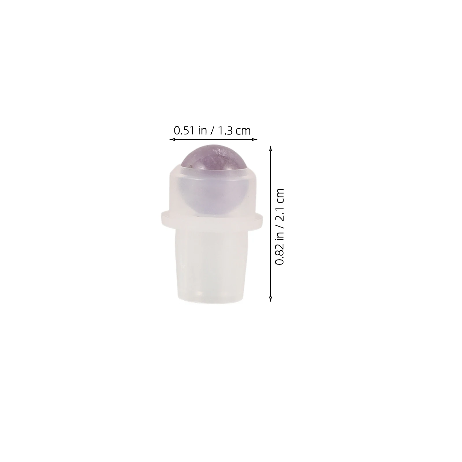 

10pcs Semi-Precious Stones Roller Balls For Essential Oil Perfume Bottle Replacement 9.5Mm Mouth Glass Bottles Accessories