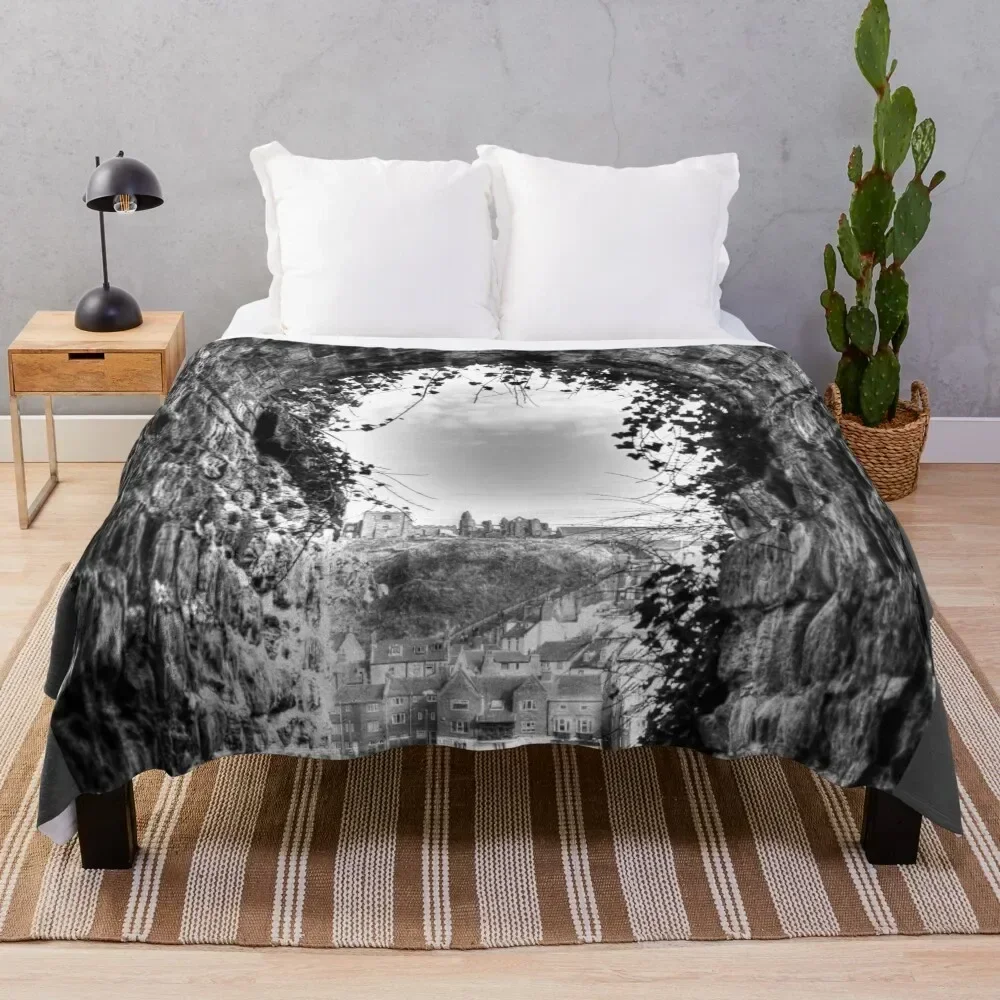 

Whitby Abbey Throw Blanket Summer Cool Breathable Blanket for Sleeping