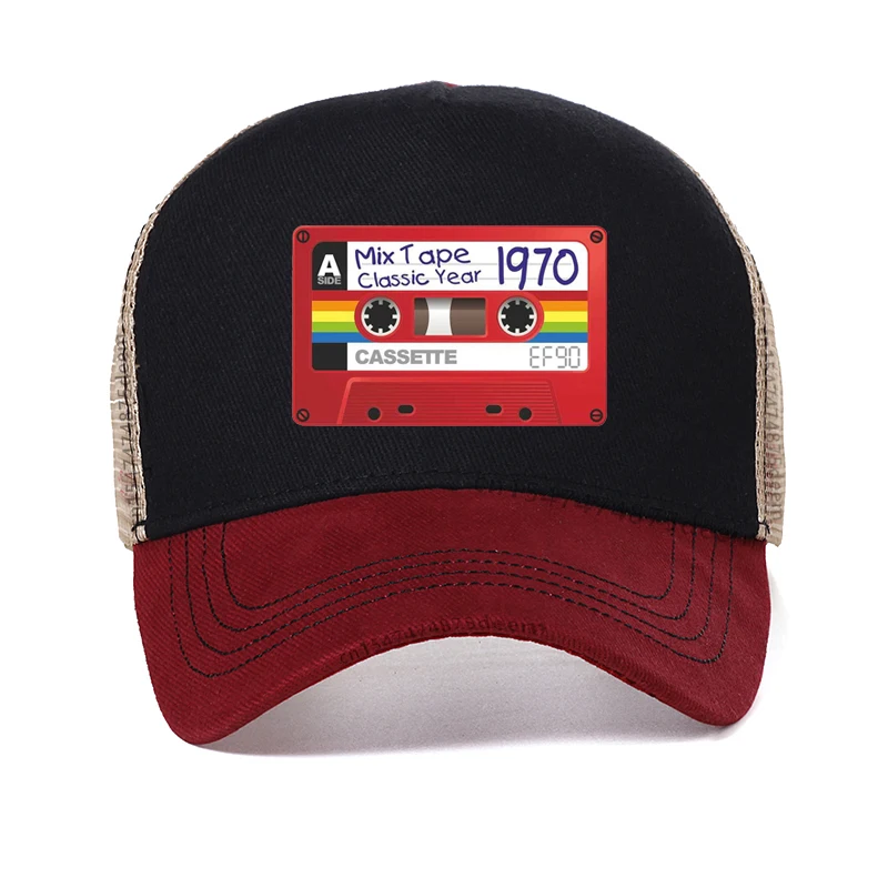 

Vintage GOTG Vol 3 Baseball cap Awesome Mix Tape men hat Retro E90 Cassette Tape Mix Tape 1970 Classic Fans Gift Unisex hat