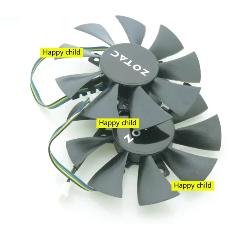 مروحة تبريد جديدة لبطاقة الرسومات لـ ZOTAC GTX 960 1060 1070TI 1080Ti MINI AMP 85mm