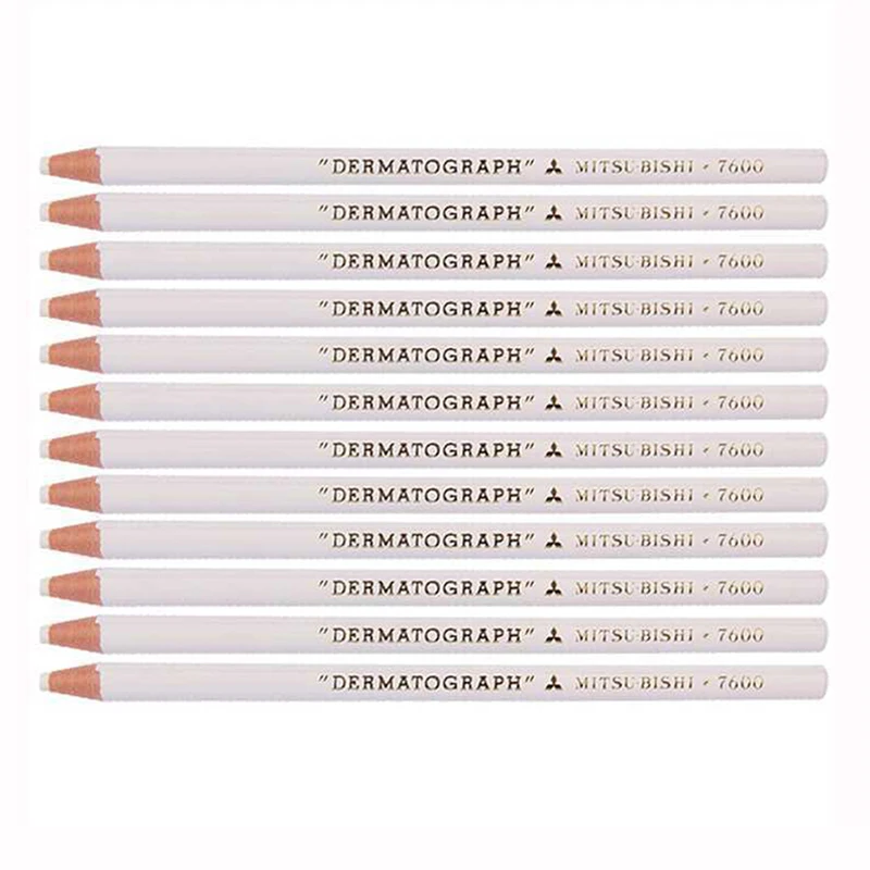 2pcs Lapis Dermatografico Eyebrow Pencil Dermograph Black Marker Pencil for Permanent Makeup Microblading Tattoo Accessories