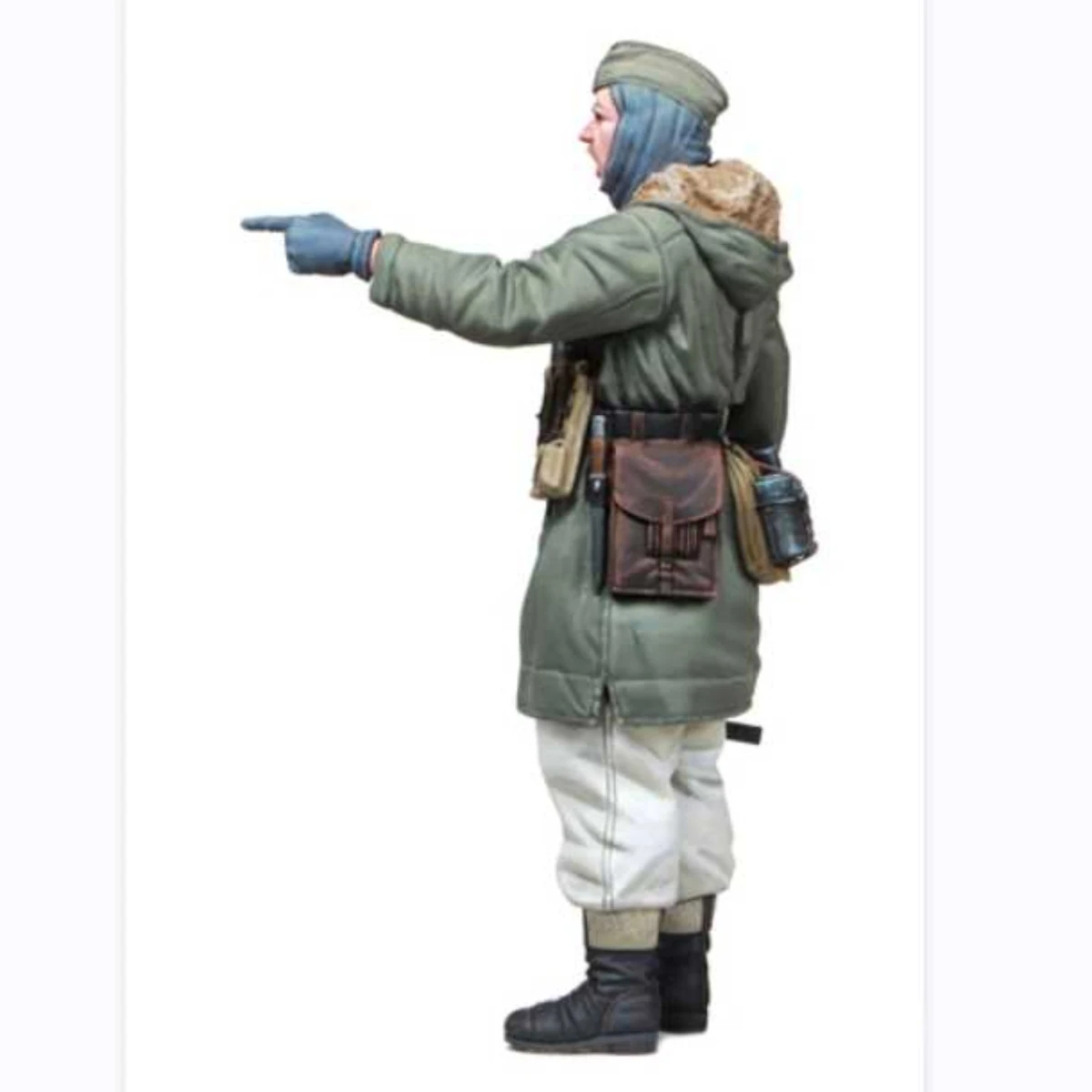 Kit de figurines en résine non peintes, thème militaire, infanterie d'hiver allemande non assemblée et non peinte GK, 1/16, 949R