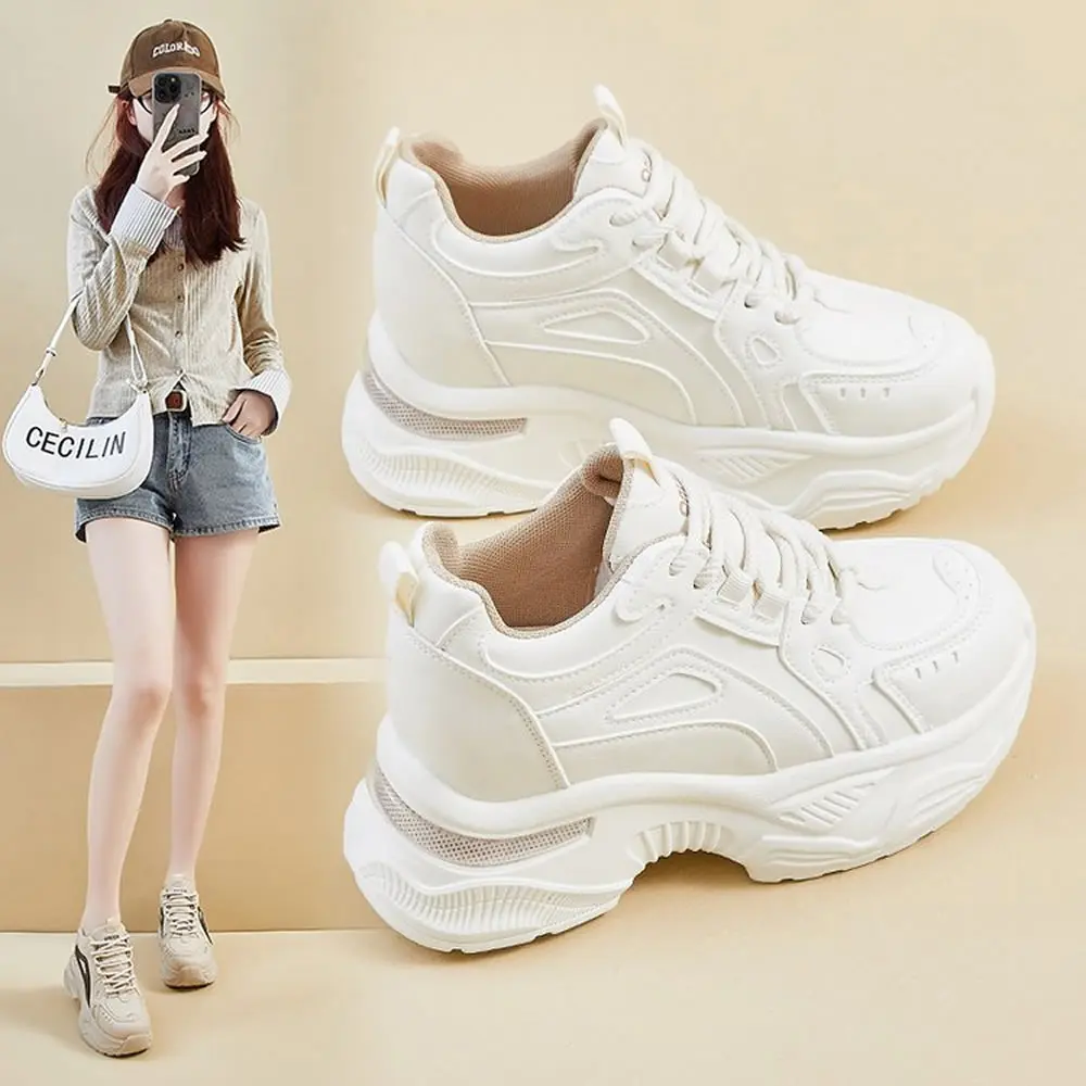 أحذية Dad oes النسائية مع زيادة داخلية قابلة للتنفس أحذية رياضية صيفية متعددة الاستخدامات كاجوال كورية Sle
