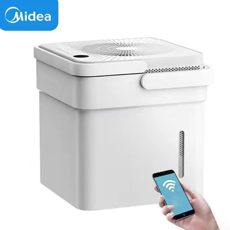 

Midea Intelligent Dehumidifier WIFI Moisture Absorber Household Mute Bedroom Basement Remote Control Timing External Water Pipe