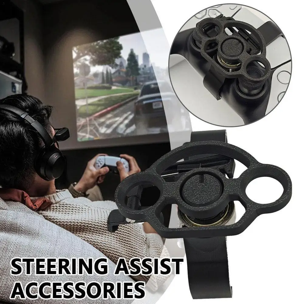 

1 Set For Ps5/ps5 Slim Game Controllers Handle Steering Wheel 3D Printing Steering Wheel Accessories Game Steering Assist Parts