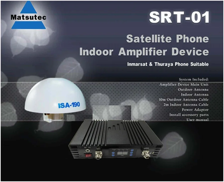 SRT-01 Wireless Satellite repeater Satellite Phone Indoor GPS Repeater / Amplifier Device (Inmarsat & Thuraya ) kit