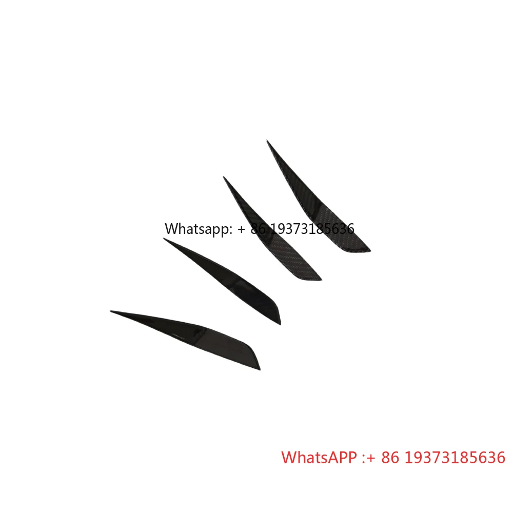

High Quality Aul Style Dry Carbon Fiber Front Bumper Wind Knife Front Bumper Decoration Suitable for Audi RS6/RS7