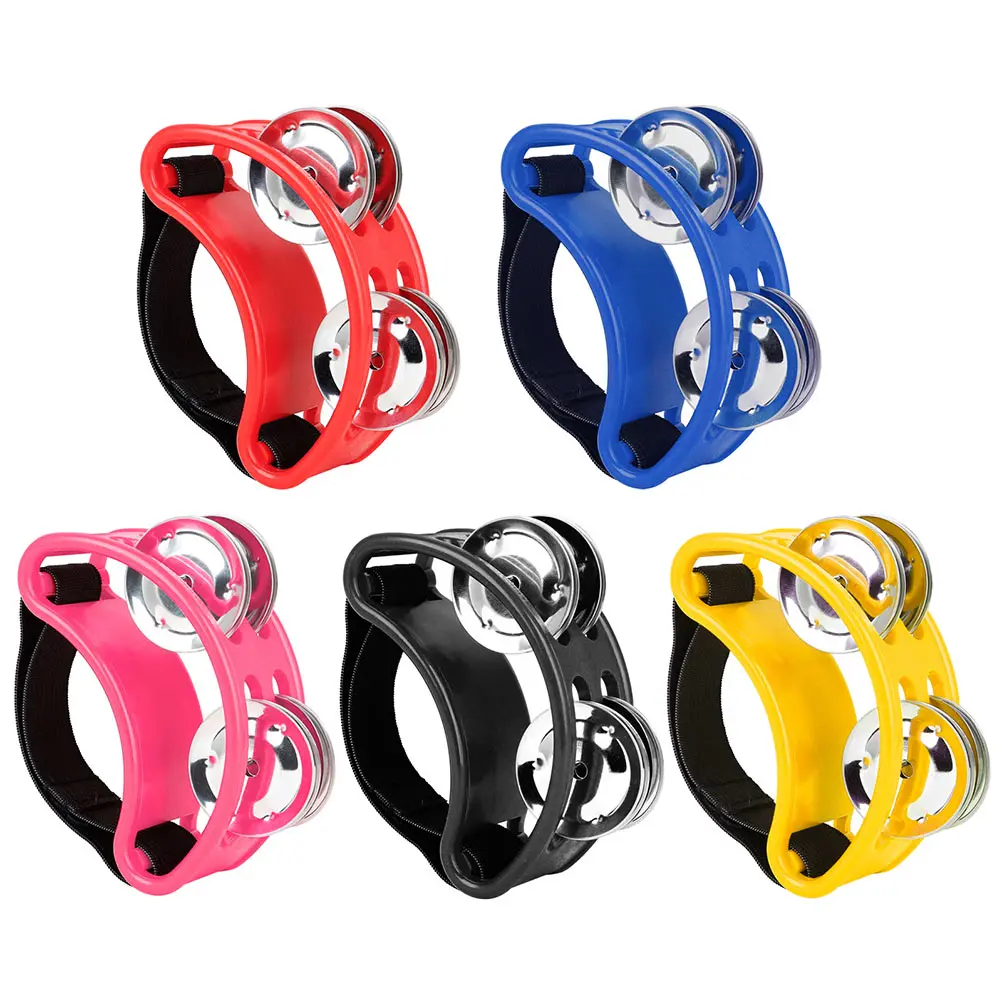 

Foot Bells Kids Music Education Rhythm Percussion Bell Stage Perform Tool Children Foot Bell Musical Instrument