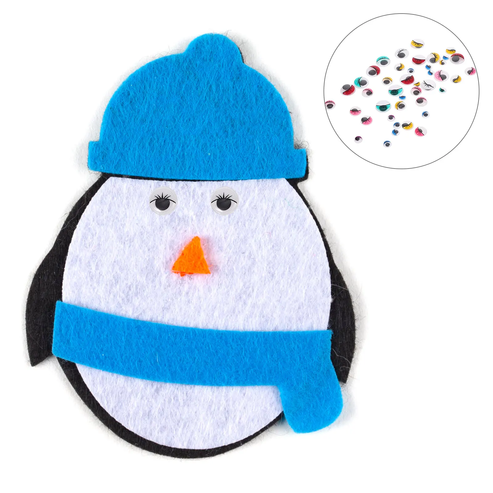 

84 Pcs Colorful Moving Eyes Ball Decorations Applique Sticker Eyeball Plastic Balls for Crafts Child