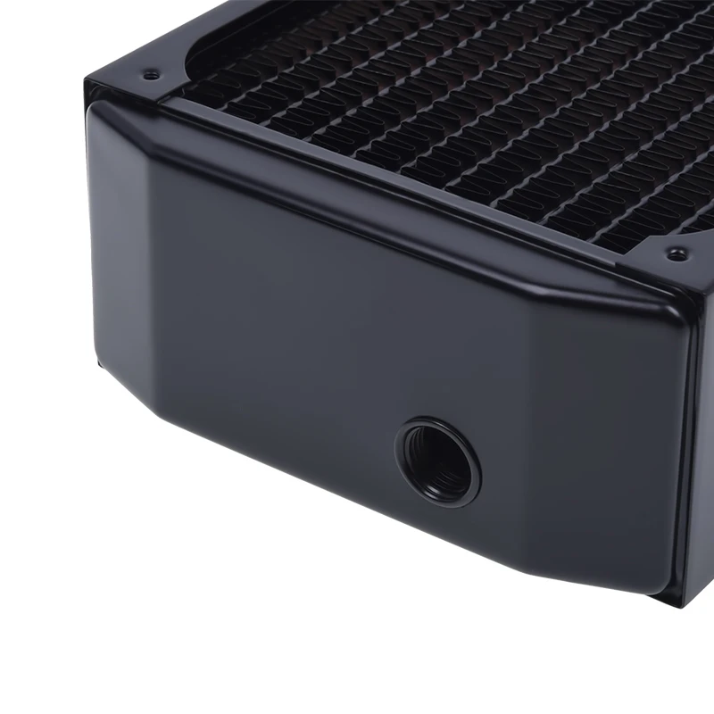 Imagem -04 - Alphacool Nexxxos Ut60 Radiador Grosso de Cobre Completo 360 mm 400x124x60 mm g1 Trocador de Calor da Construção do Laço de Refrigeração da Água do Computador