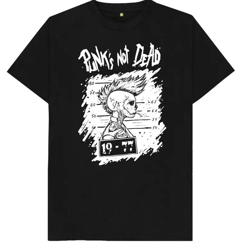

Футболка Punks Not Dead 1977, подарок для любителей панк-рока