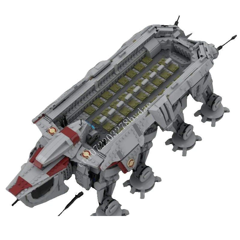 2627PCS AT-OT Space War Military MOC SpaceShip Battle Model Building Blocks Architecture DIY Education Christmas Model Toys Gift