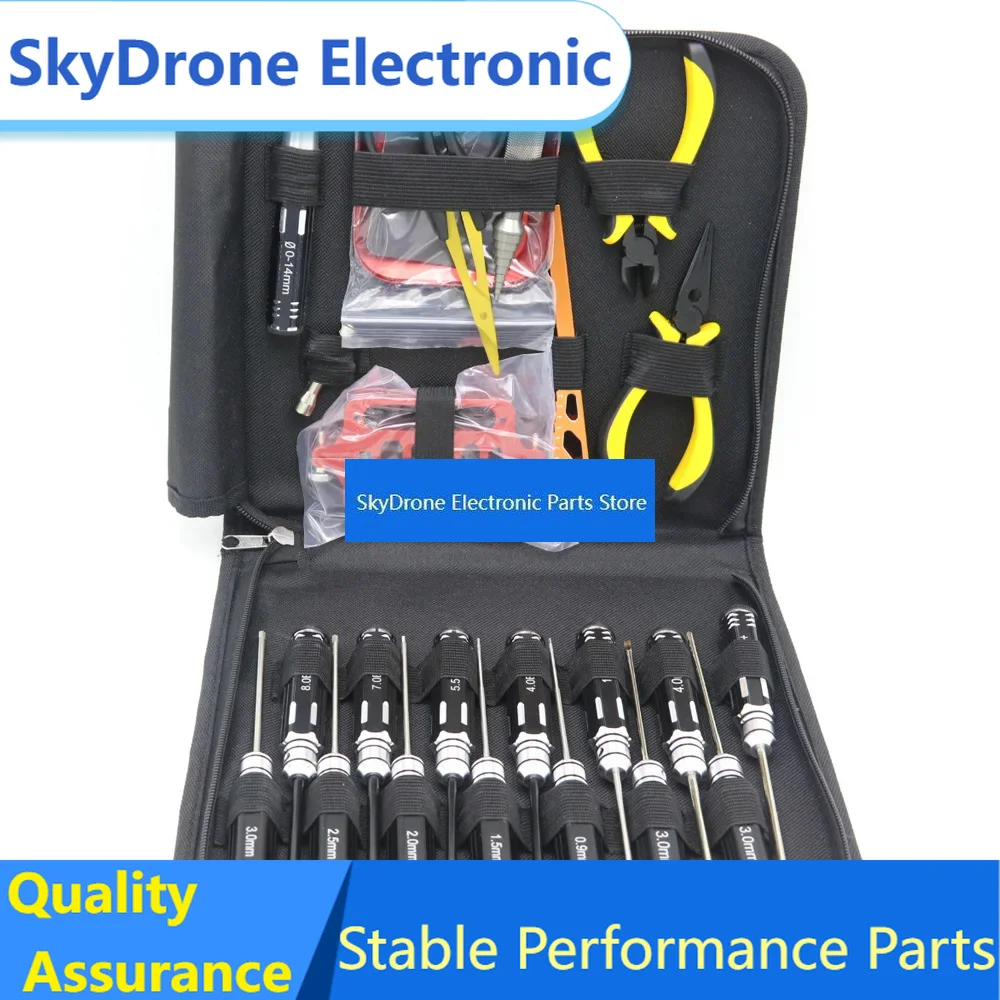 SkyDElRC Tools Kits Screwdriver Pliers Hex Sleeve Socket Repair Box Set 18 In 1 / 23 In 1 For Repairing RC Airplanes RC Car Mode