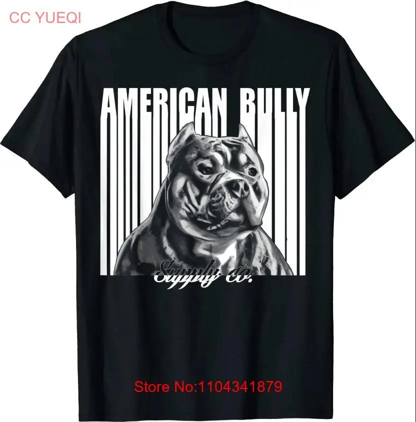 American Bully Lucky Luciano Barcode Pit Bull T Shirt Size S-5XL