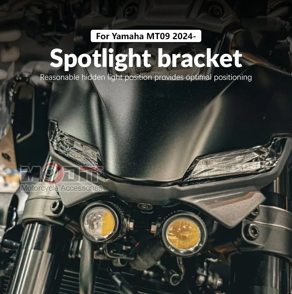 For Yamaha MT09 2024 2025 MT 09 2026 Fog Light Bracket Auxiliary Light Mount