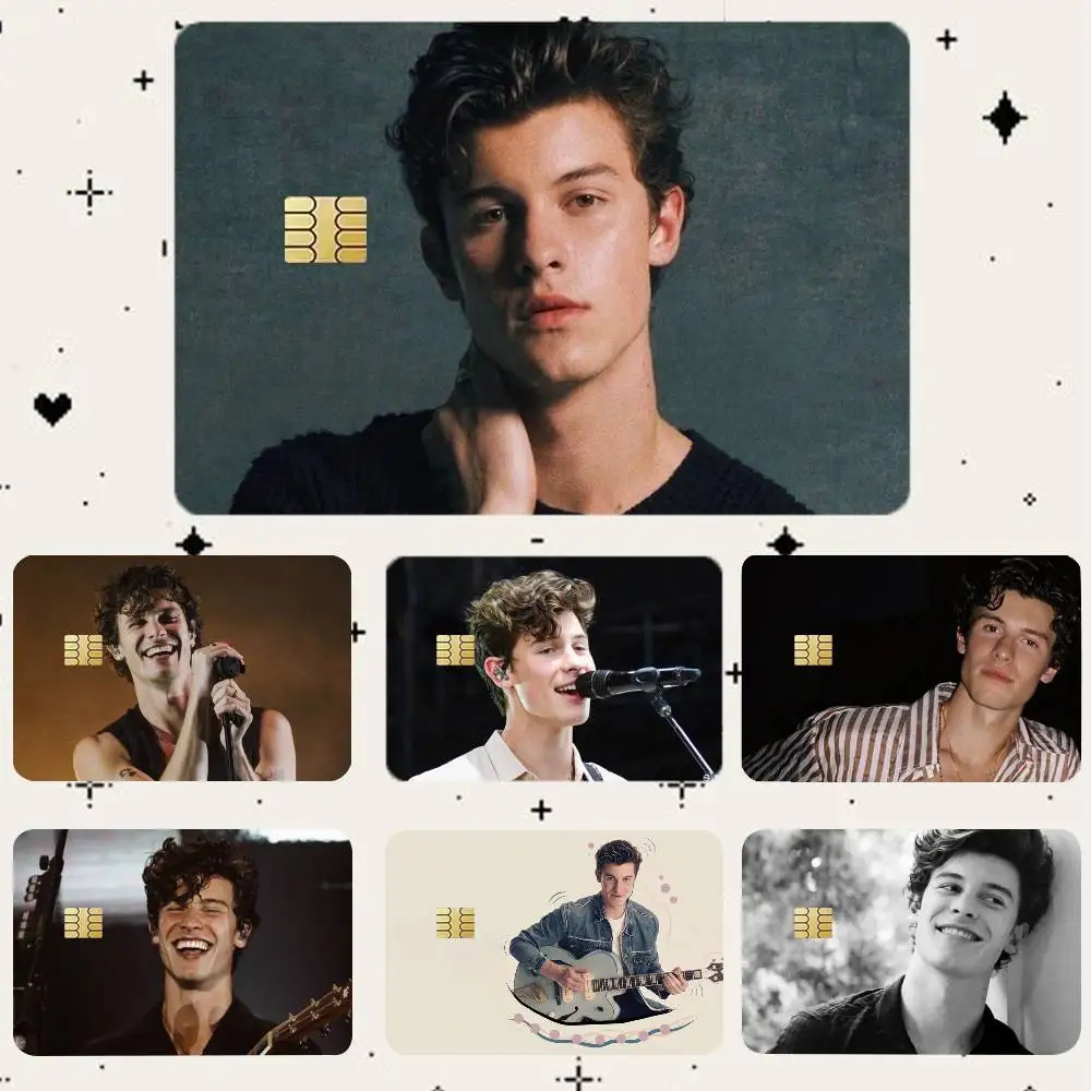

S-Shawn Mendes HD Waterproof Card Skins Protective Stickers for Credit Bank Game Cards