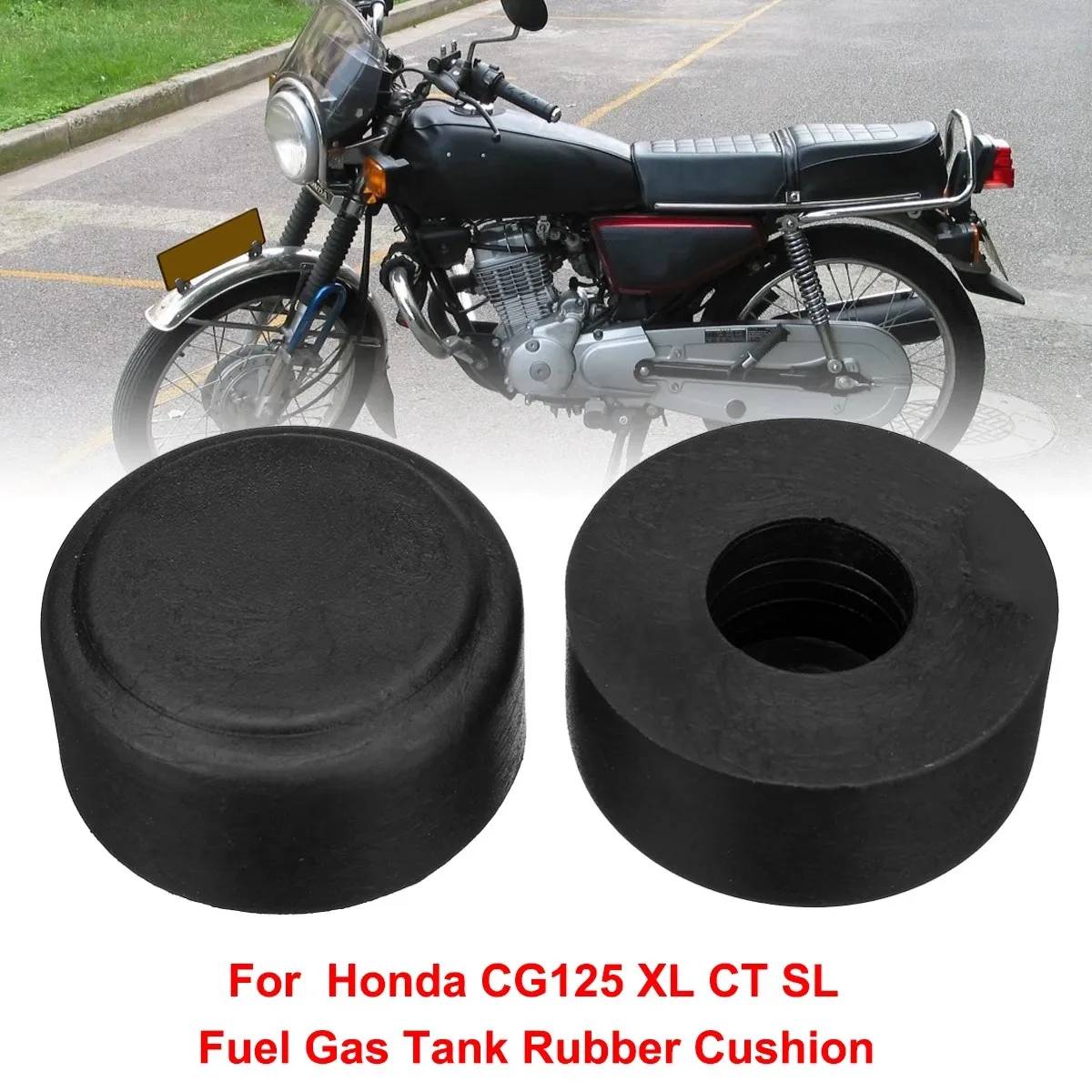 B07A-2X for Vintage CG125 CT XL SL TL Motorcycle Gas Fuel Tank Cushion Mount Oil Tank Gasket