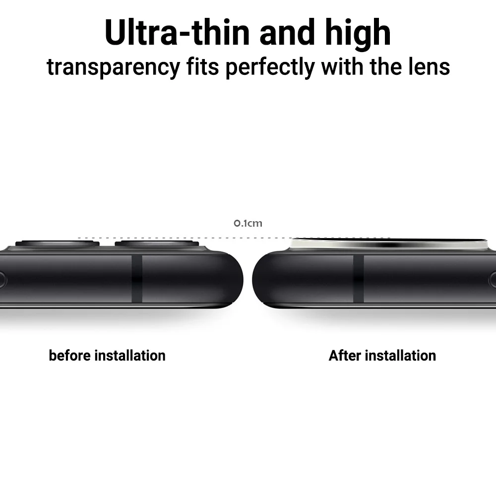 3D Curved Lens Protector For iPhone 15 Pro Max Camera Protector iPhone 14 Pro Max Camera Back Cover iPhone 11 12 13 Mini Film