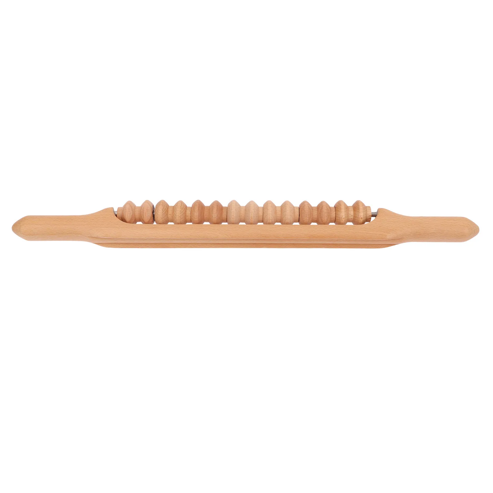 

Wood Massage Stick Smooth Surface Body Massage Rod Relieve Fatigue Promote Blood Circulation Portable Wood Scraping Roller Stick