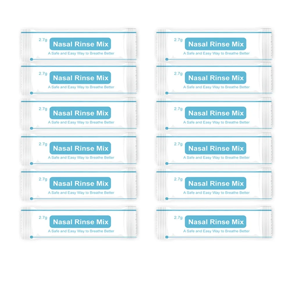 30pcs Pure Saline Nasal Rinse Salt – Soothe Sinuses, Allergy Relief, Breathe Easier