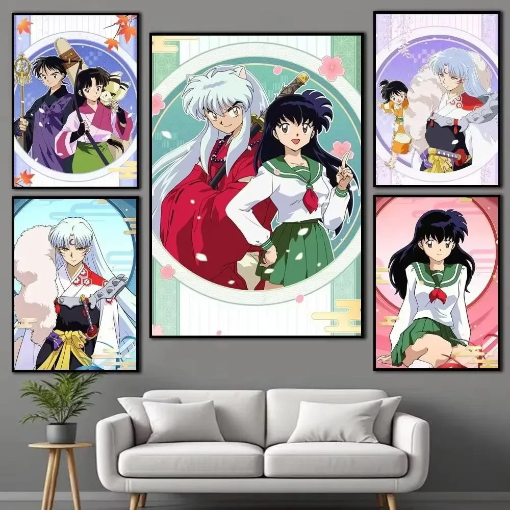 Diamond Painting I-InuyashaS-S Classic Japanese Anime Mosaic Handmade Artwork Round/Square Diamonds Exquisite Gift Home Decor