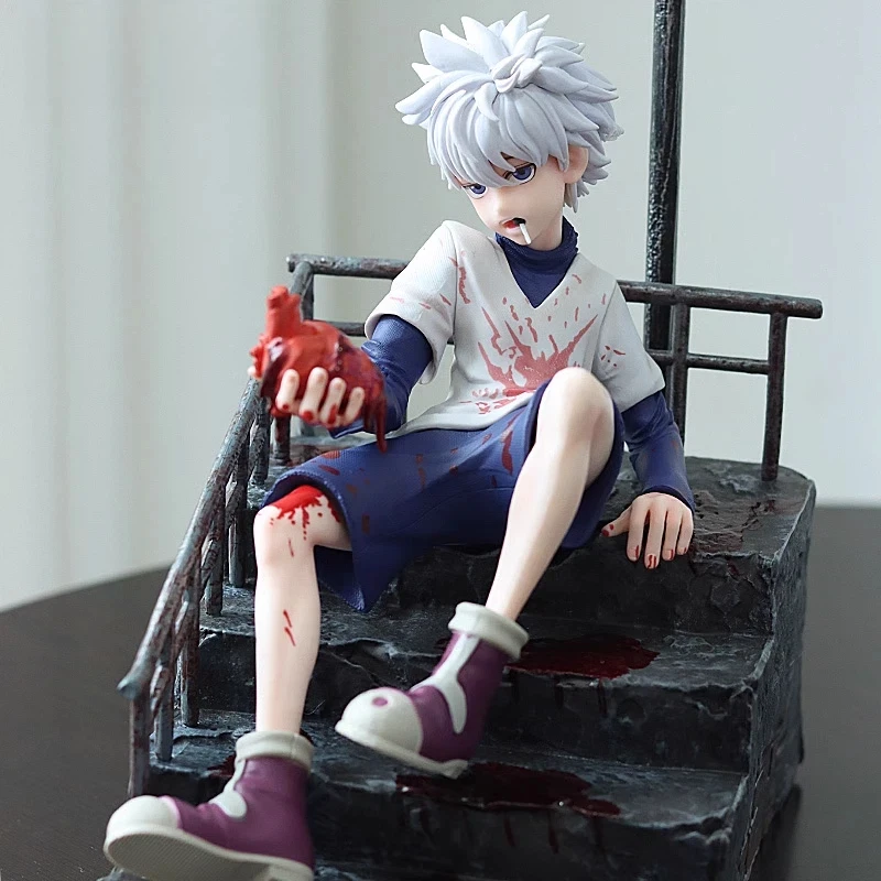 

Hunter x Hunter Gon Freecss Hisoka Killua Zoldyck Figure Anime Collectible Model Statue Desktop Display Gift for Fans