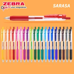 1pcs Japan ZEBRA SARASA Gel Pen JJ15 0.5mm Color Large Capacity Quick Drying for Writing Kawaii School Stationery Art Supplies