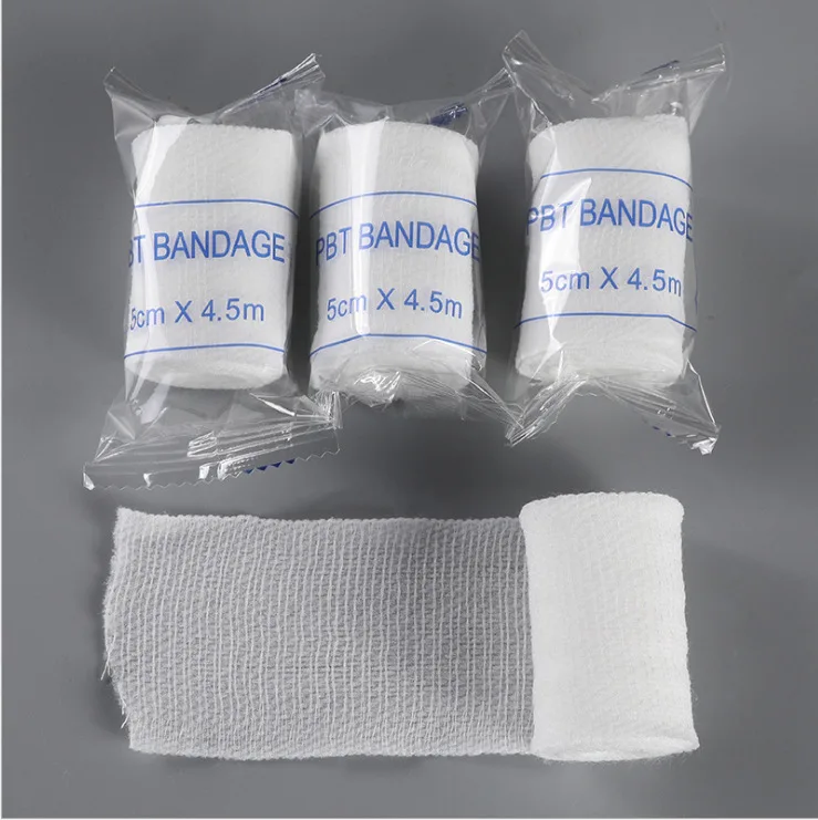 3pcs/lot Cotton Gauze Wound Dressing Nursing Care Patches Strips Adhesive Plasters  Elastic Bandages First Aid Emergency