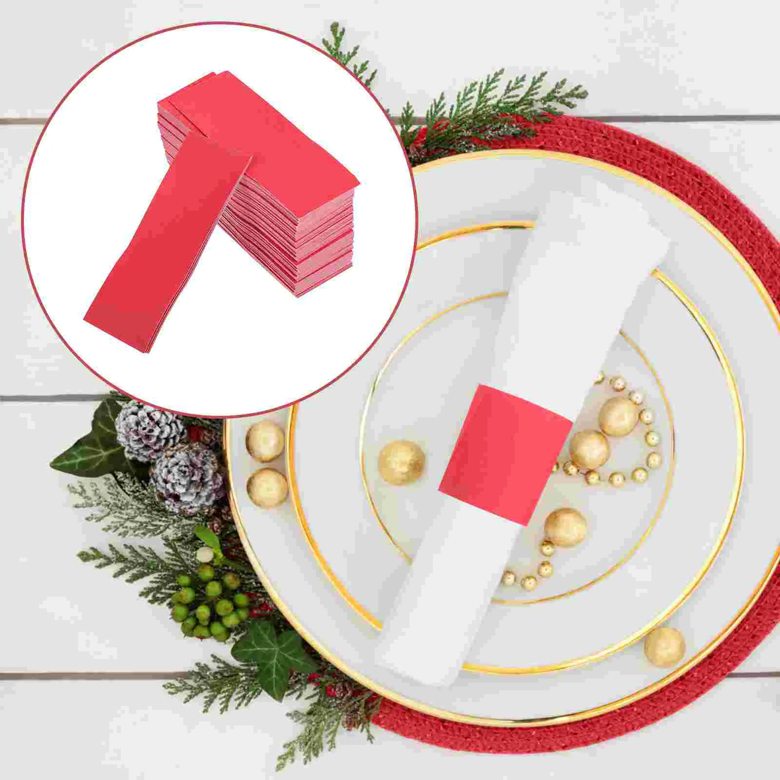

500 pcs Napkin Rings Copper Black Boho Brown Cloth Napkins Disposable Reusable Elegant Metal Decor Thanksgiving