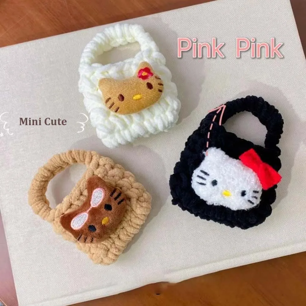 

Новый милый кулон-кошелек Sanrio Hello Kitty Hawaii Black Kitty для сумок, мини-кошелек для монет, аксессуары для рукоделия