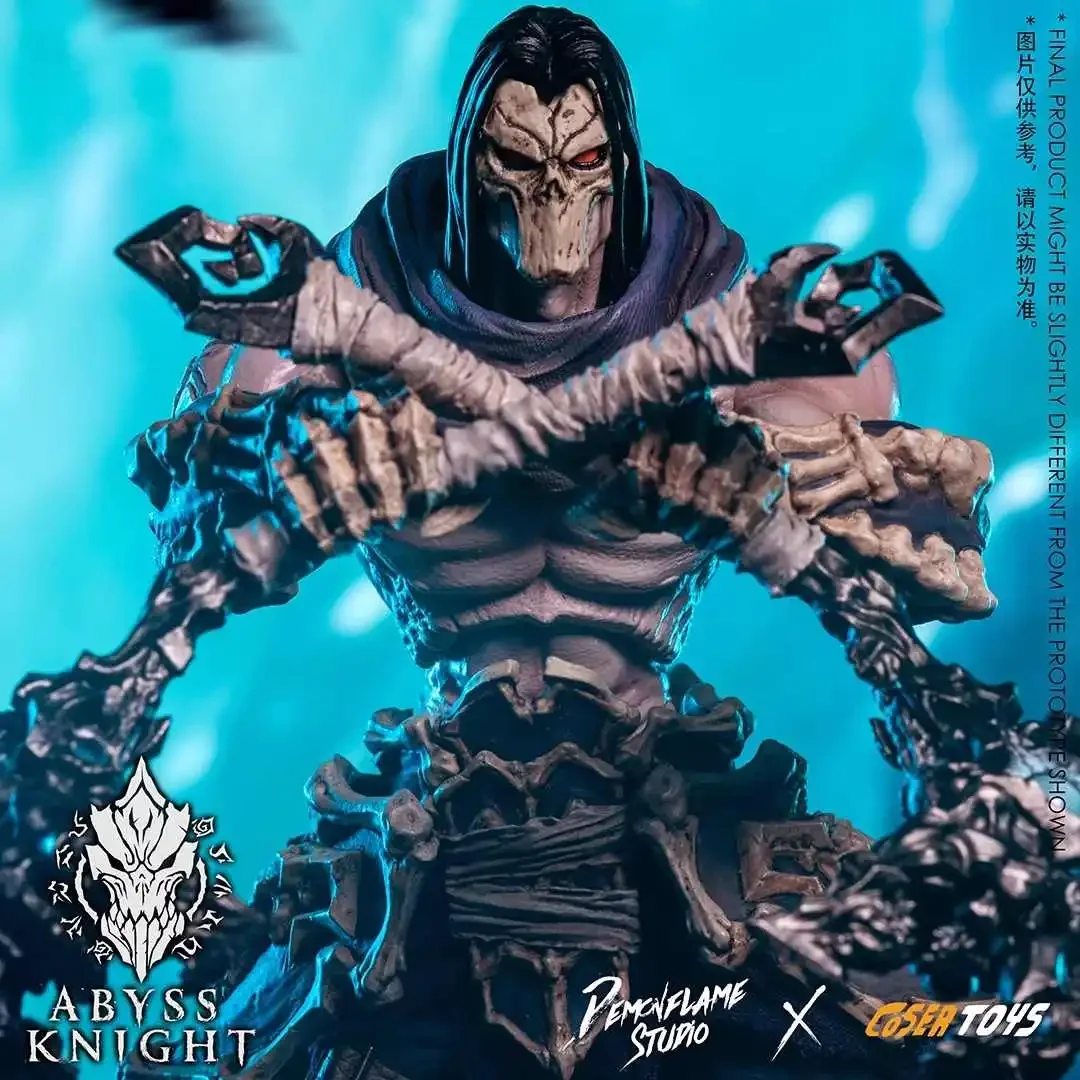 1/12th مقياس Pemcvflame Studio X Cosertoys Darksiders 2 الموت المنقولة نموذج Gk لعبة جمع الهاوية فارس Ad-005 الشكل